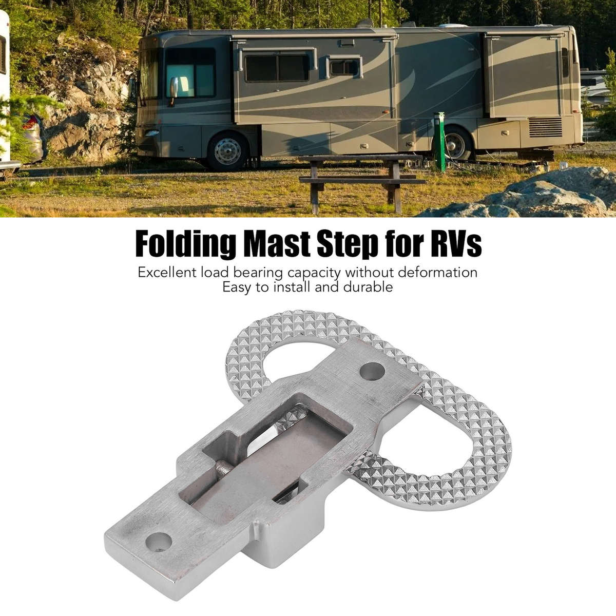 316 Stainless Steel Marine Folding Pedal Part For Boat Trailer