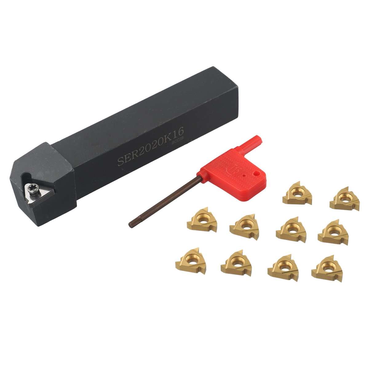 Tool Holder Lathe Thread Turning Alloy Steel Carbide Insert External Thread