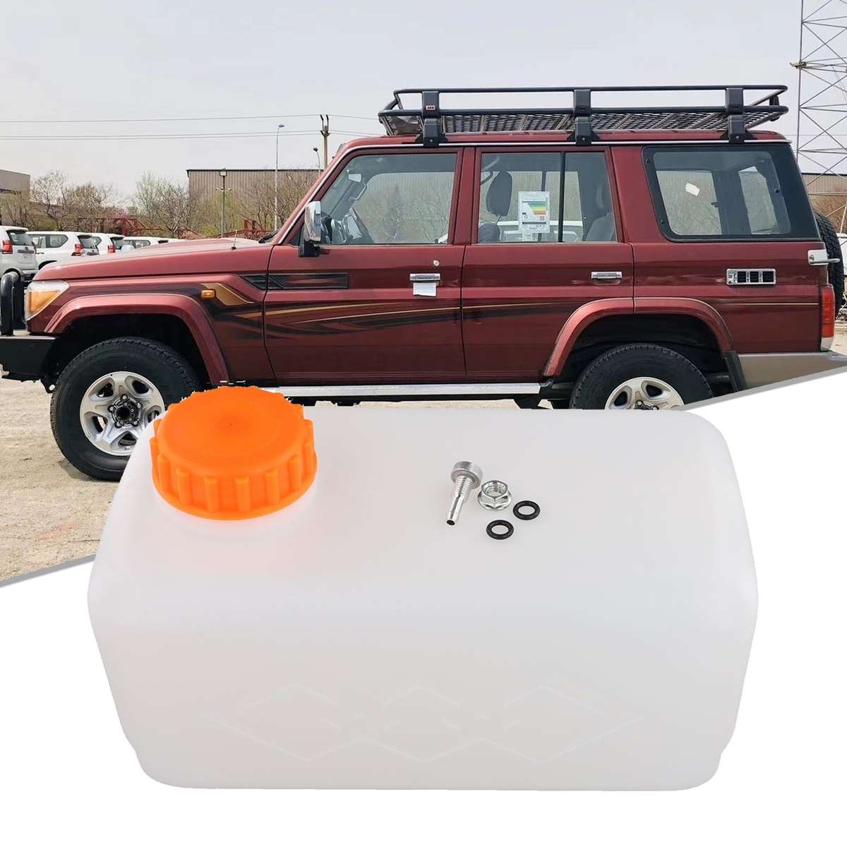 Plastic Fuel Tank For Car Boat Truck Air Diesel Parking Heater 5L Capacity