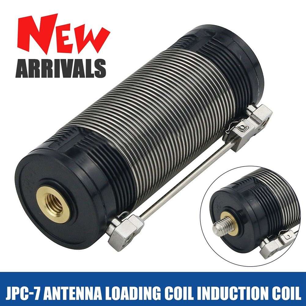 Jpc-7 Antenna Loading Coil Induction Coil For Multi-Band Shortwave Antenna Black