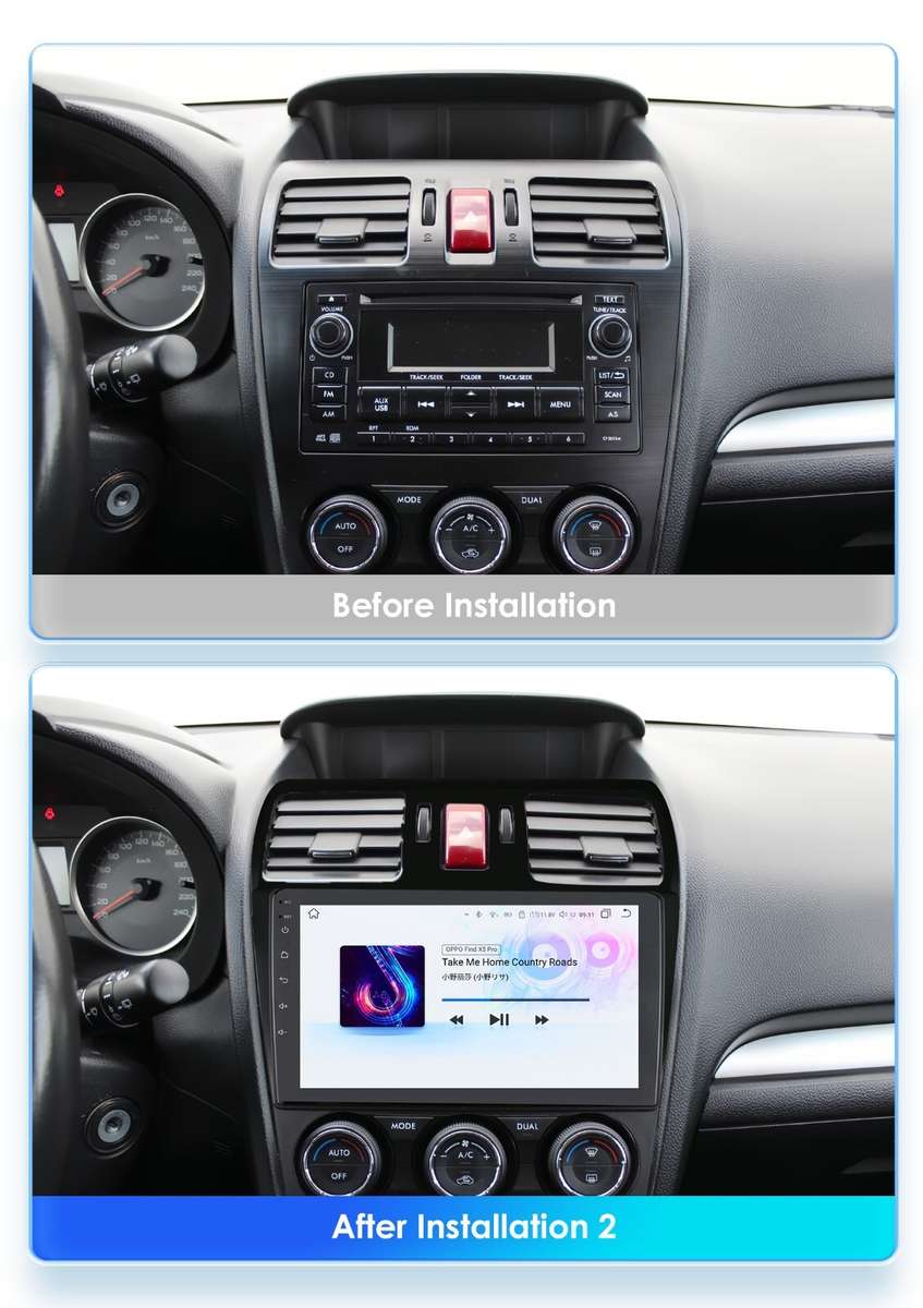 Android 128G GPS Radio CarPlay For Subaru Forester Impreza 360° Panoramic Camera