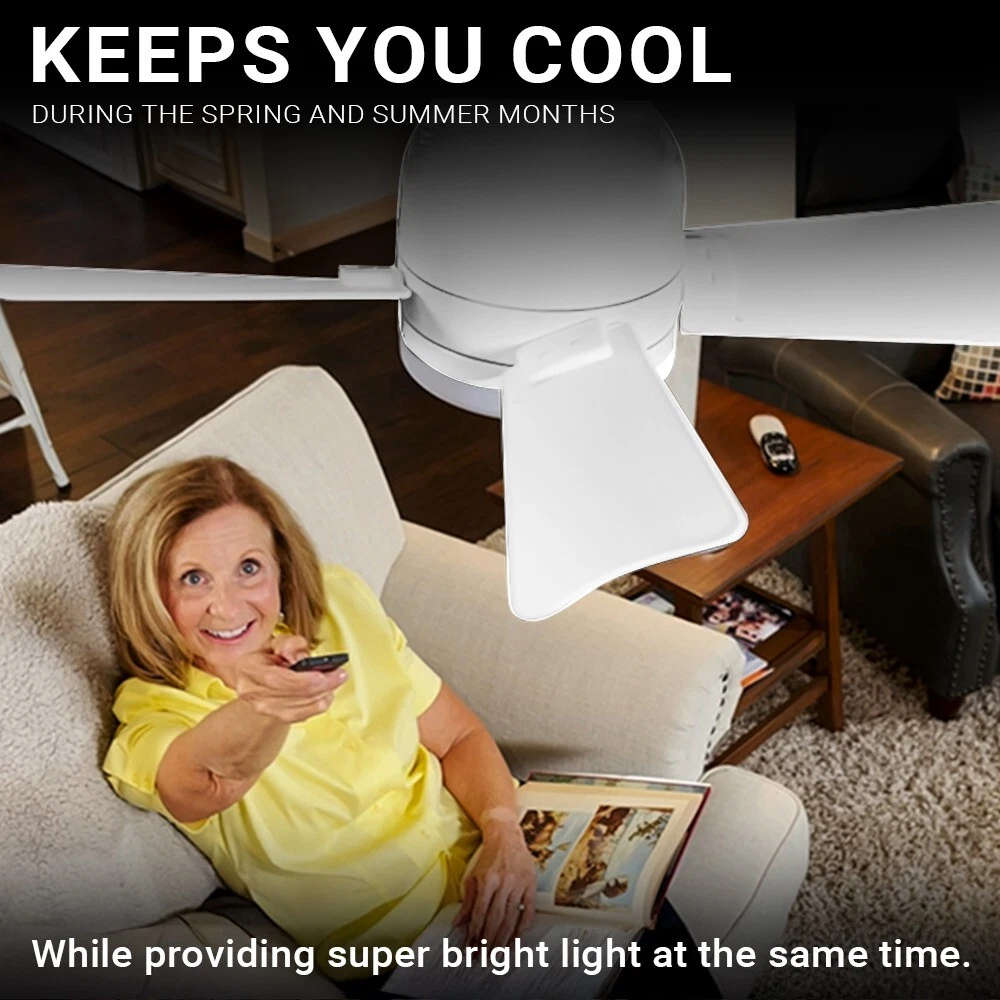 Socket Fan LED Light