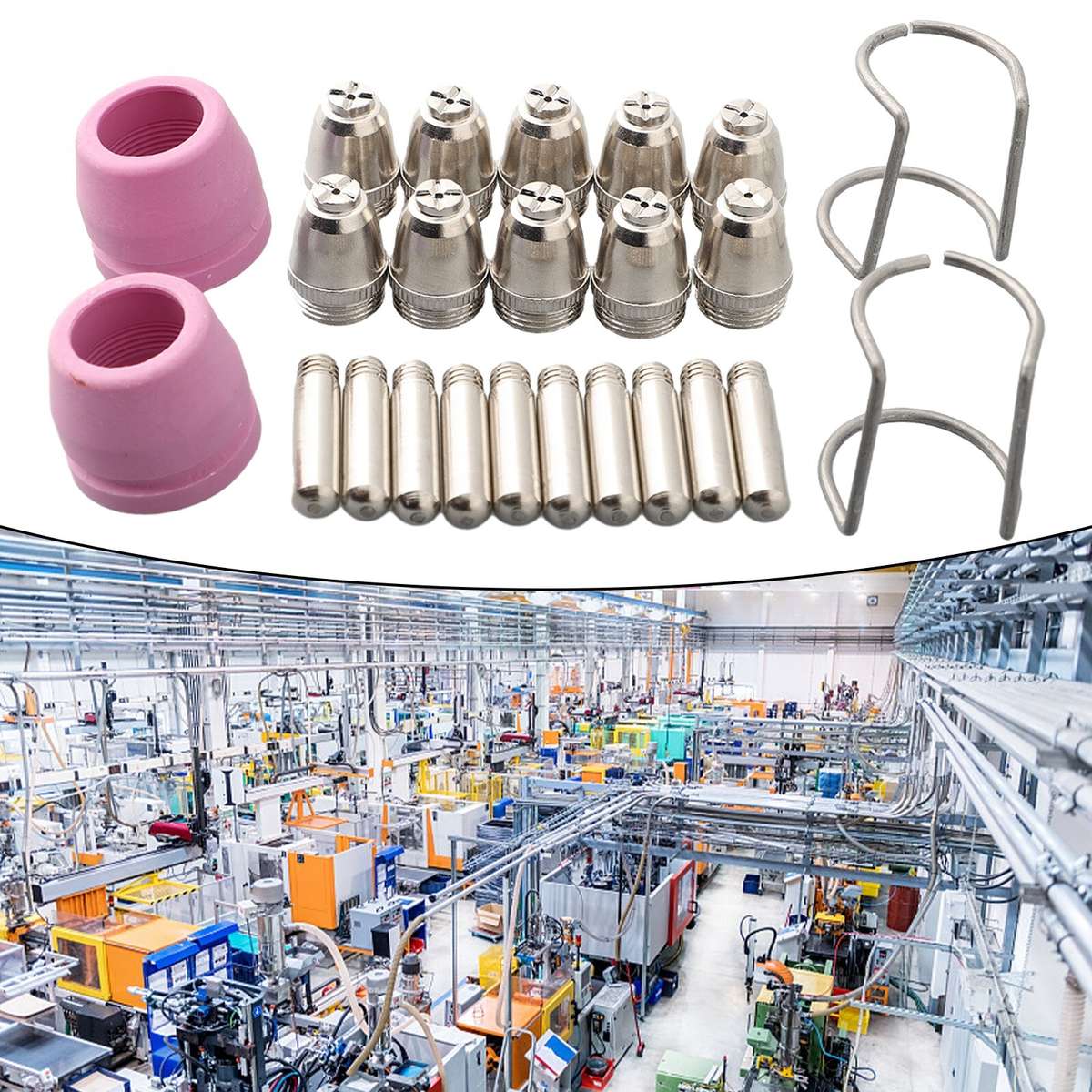 Perfectly Compatible Consumables Set For YESWELDER CUT 55DS Plasma Cutter