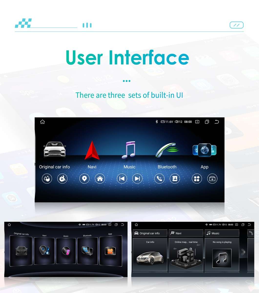 10.25'' Android 8+128GB GPS Radio CarPlay Mercedes Benz E Class W212 E350 NTG4.0