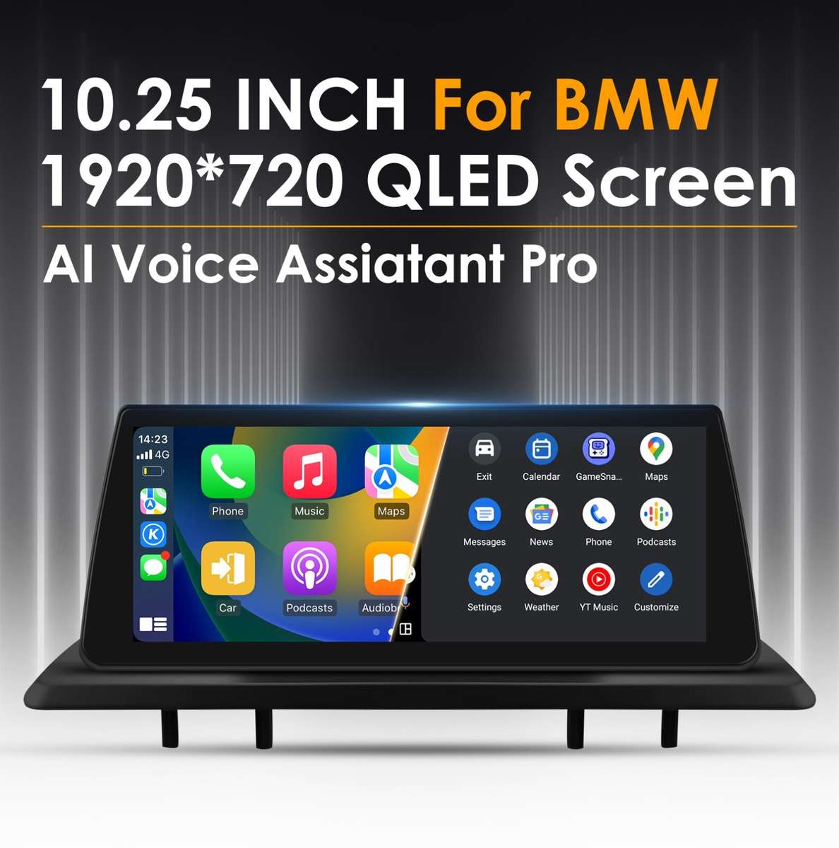 Android 13 For BMW E81 E82 E87 E88 06-12 Car Stereo Radio WiFi Apple Carplay 32G