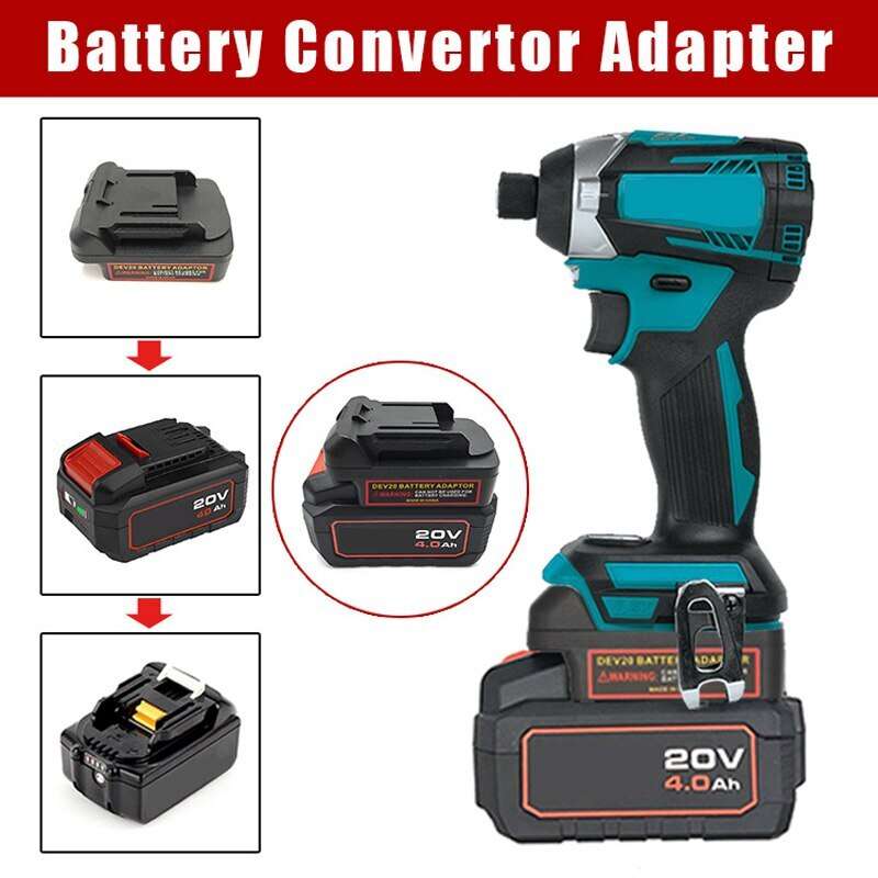 Adapter Converter for Devon 20V Li-ion Battery To for Makita 18V Power Tools