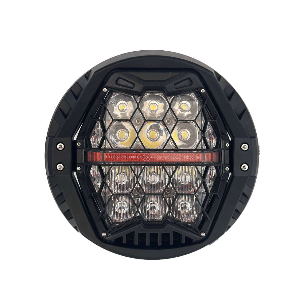 7 inch LED Projector Headlight w/Two Version DRL For Harley Davidson motorcycle