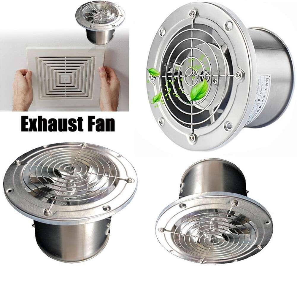 Sleek Round Exhaust Fan With Handy Installation And Practical Function