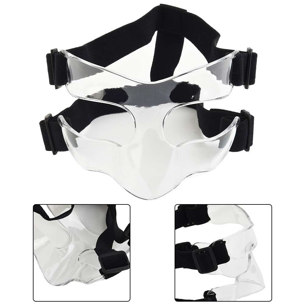 Clear Basketball Mask Nose Guard Basketball Face Mask Nose Guard For Sports