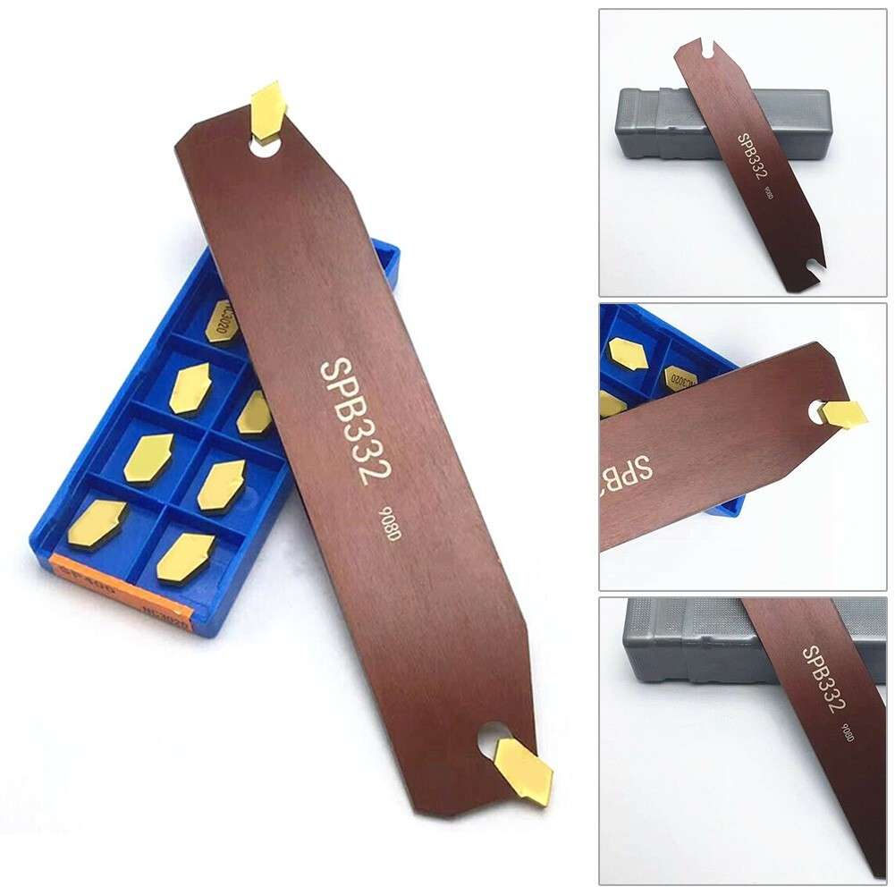 CNC Blade Groove Cut-Off Holder SP300 Cutting Insert With SPB332 SPB32-3