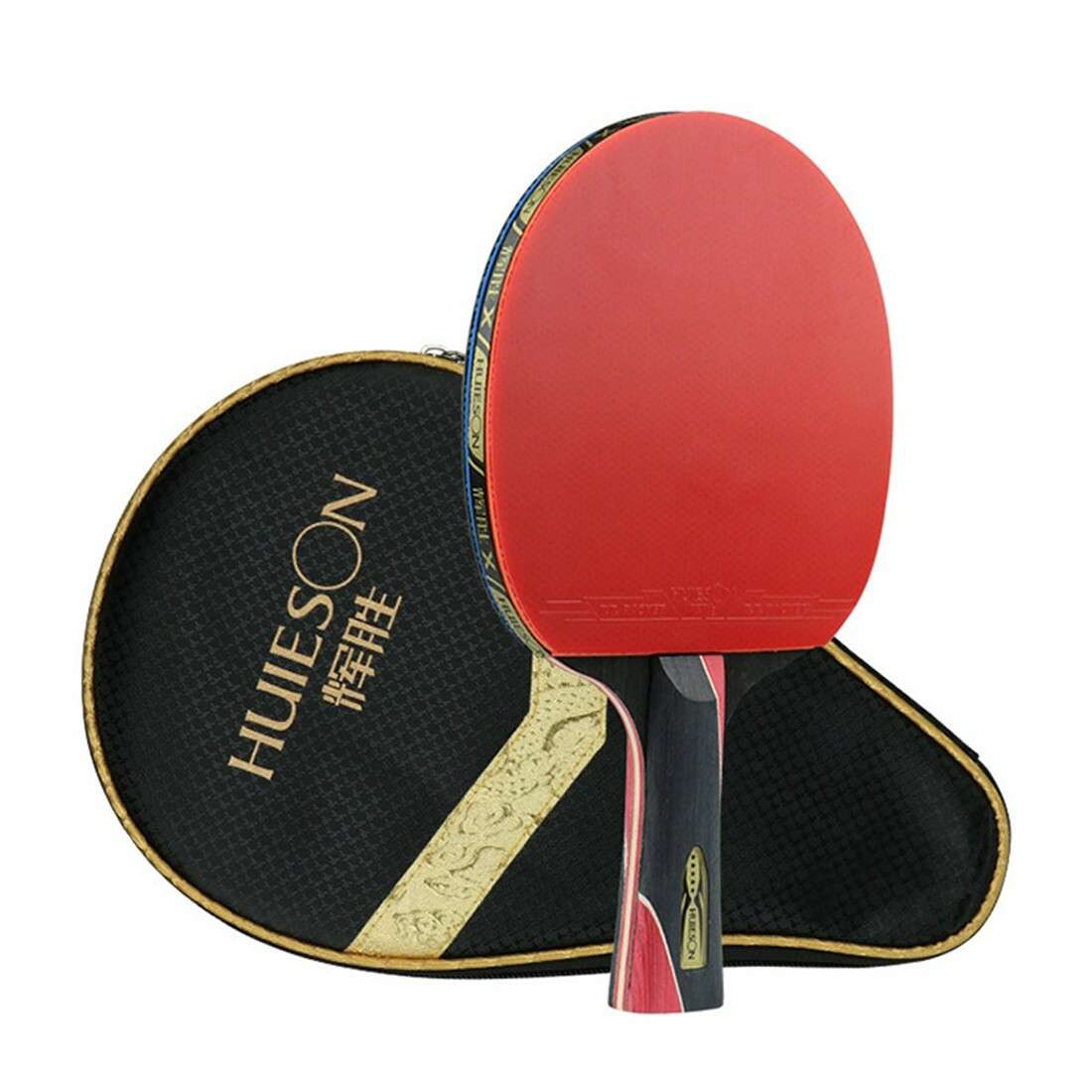 Single Professional Training Carbon Table Tennis Bat Racket Ping-Pong Paddle