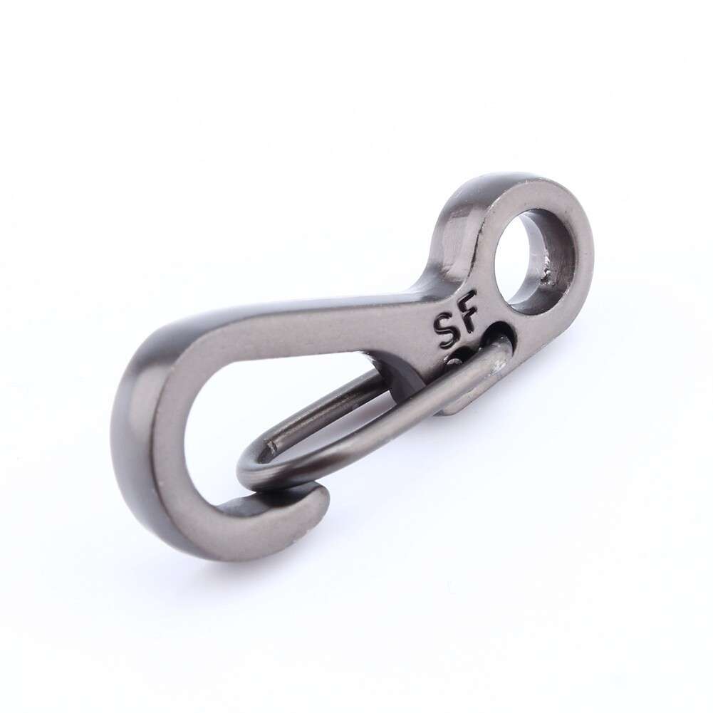 Mini EDC Carabiner Snap Spring Clips Hook Survival Keychain Tool CW