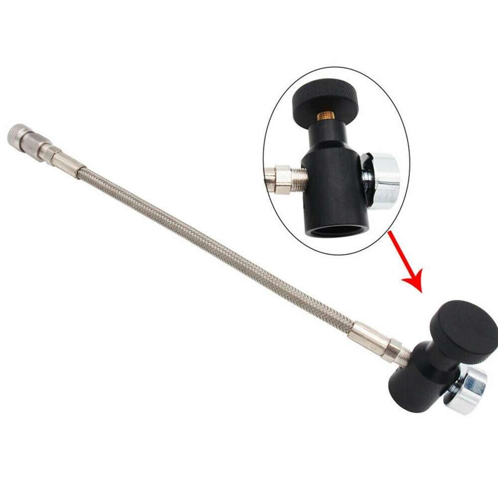PCP Fill-Adapter Fill Station W/10'' Hose For High-Pressure AIR Or-CO2