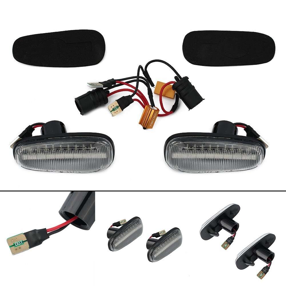 1 Pair For STS 05-11 Fender Side Marker Light 12V LED Turn Signal Lamp