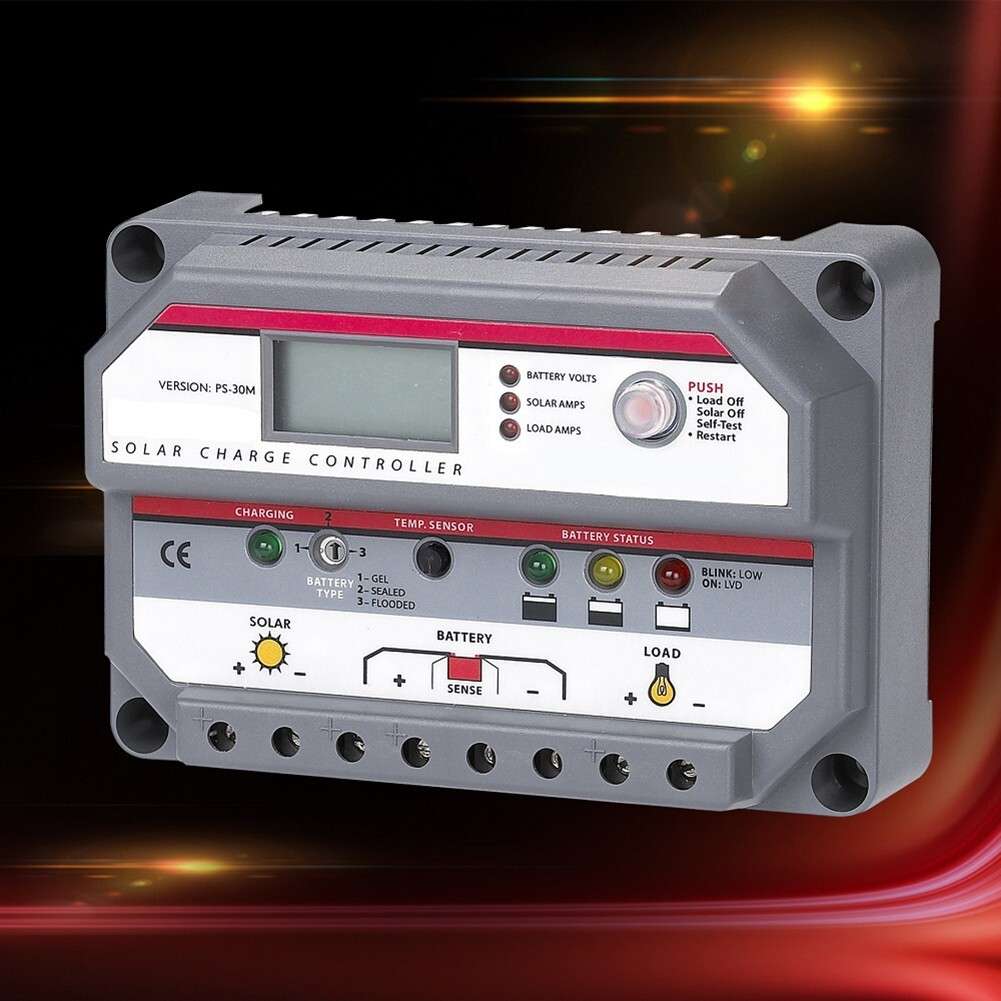 ProStar 30 LCD Display Solar Controller PS30M PWM Charger 1224V 30A