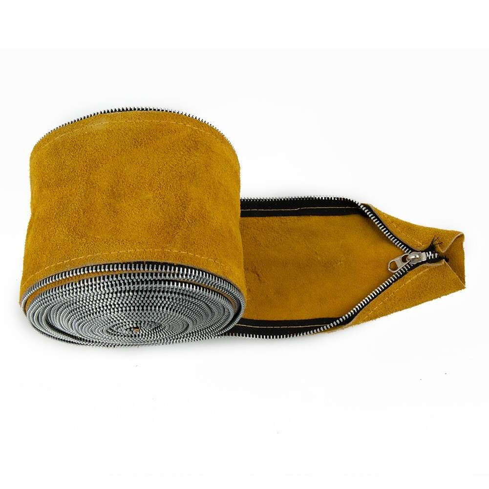 Cover 25ft L 4in TIG Mig Cowhide Leather Welding Torch Cable-Hose W With-29mm