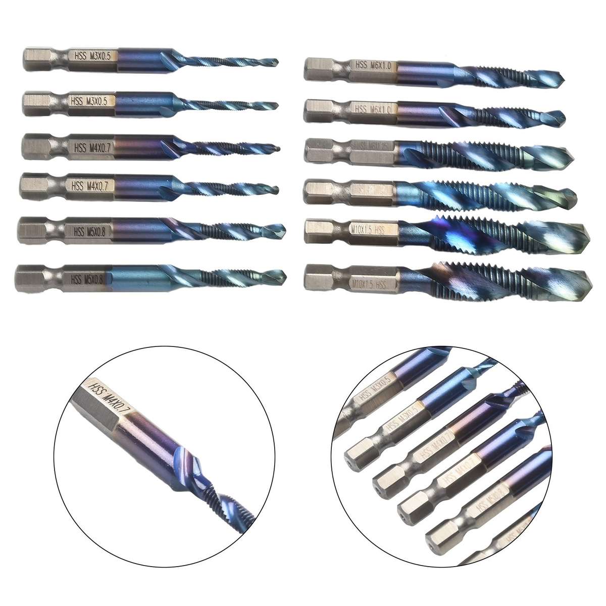 Versatile And Easy To Use Hex Shank Drill Bits Set For Various Applications