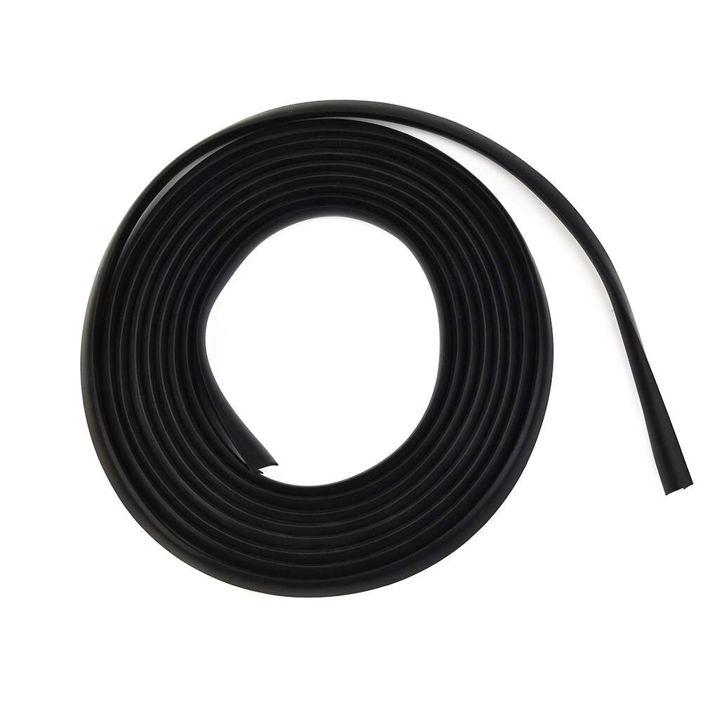 4m V-Type Car Seal Strip For Auto Car Side Glass Rubber Black Parts