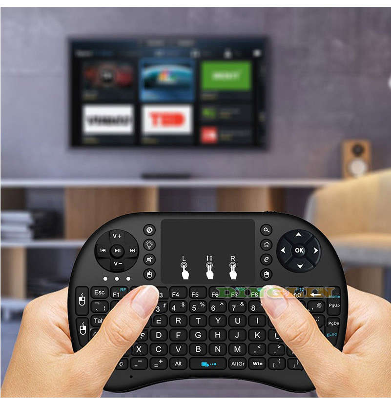 2.4G Mini Wireless Fly Air Keyboard Mouse Remote Touchpad For Android TV BOX/ PC - z