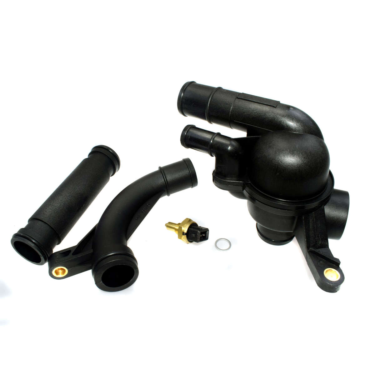 For02-05 Land Rover Freelander Coolant Thermostat + Housing + Pipe + Sensor Kit