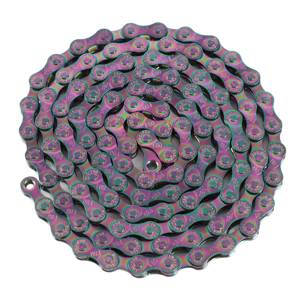 Bike Chain Rust Proof Sensitive Colorful Electroplating 6 7 8 Speed Chain CW