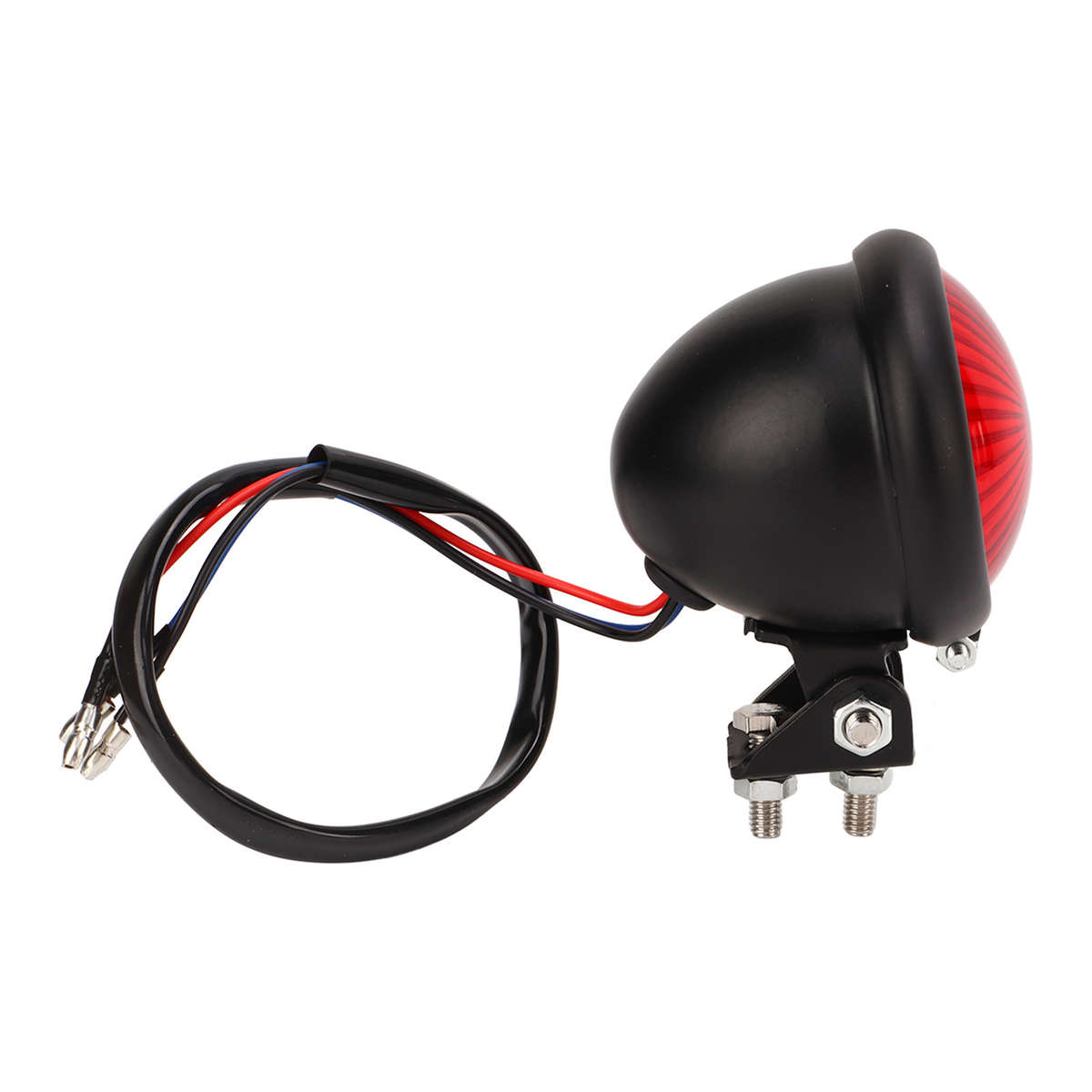 Motorcycle Retro Round LED Taillight Brake Running Light Universal Part For 12V