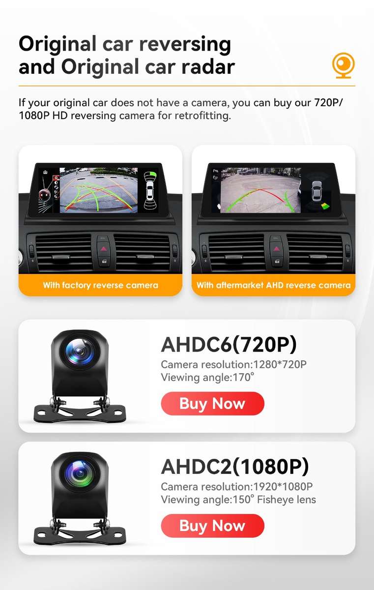 Android 13 For BMW E81 E82 E87 E88 06-12 Car Stereo Radio WiFi Apple Carplay 32G