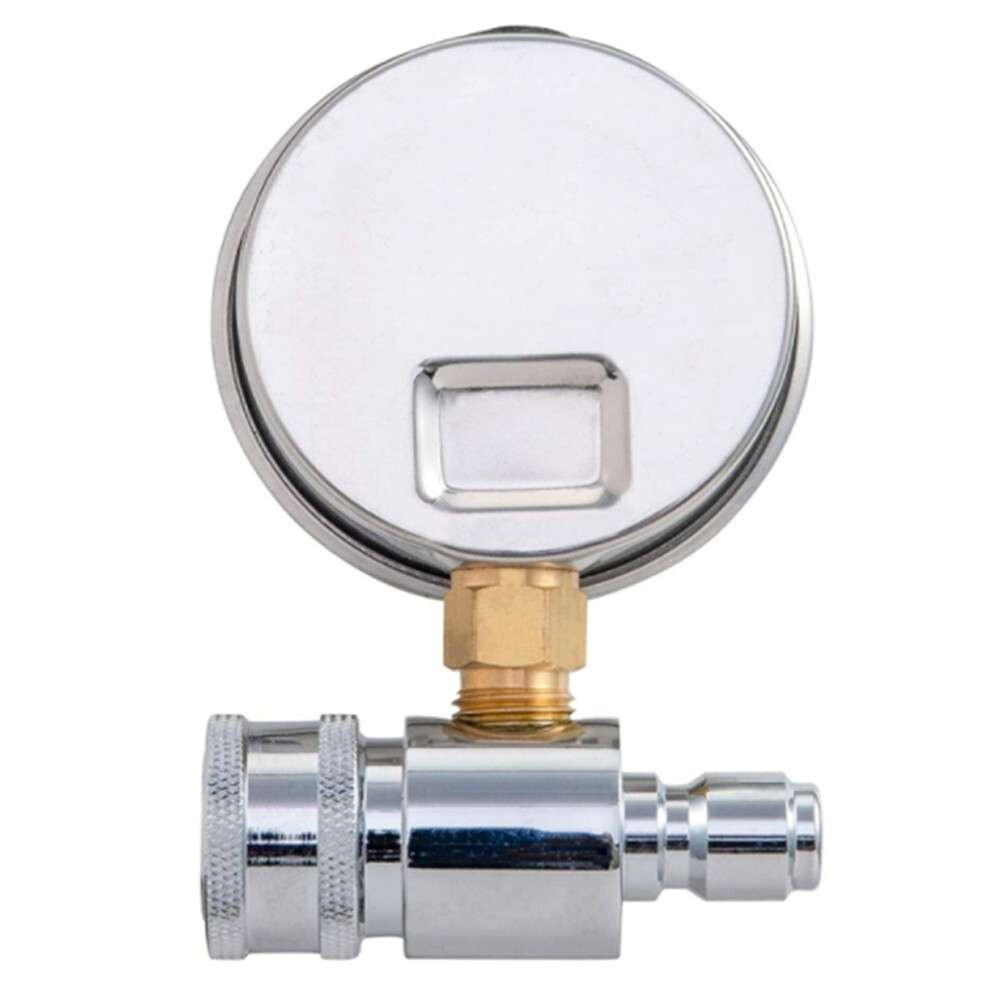 6000 PSI Car Pressure Washer Gauge With 3/8 Inch-Quick Connect Socket And-Plug