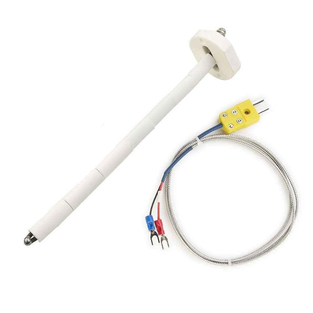 Thermocouple K Type High Temperature Probe Ceramic Kiln Furnace,1300 2372??F