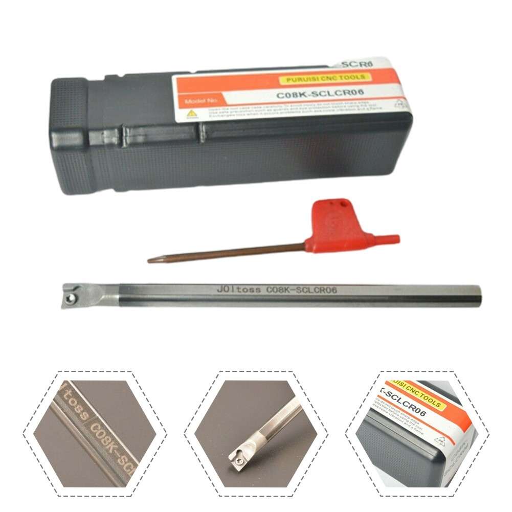 For CCMT0602,C08K-SCLCR06,Solid Carbide Lathe Inner Turning Tool Boring-Bar Part
