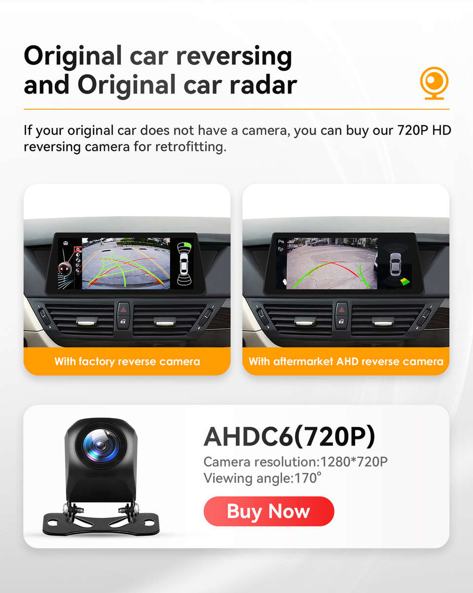 10.25" Screen Android 13 Apple Carplay GPS For BMW X1 E84 Multimedia Car Stereo