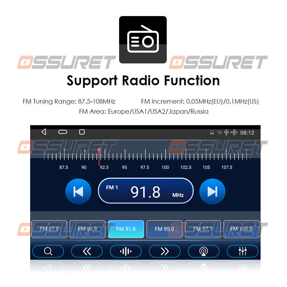 Android 12 Auto Car Radio Stereo Wifi CarPlay GPS Nav For Suzuki Swift 2011-2015