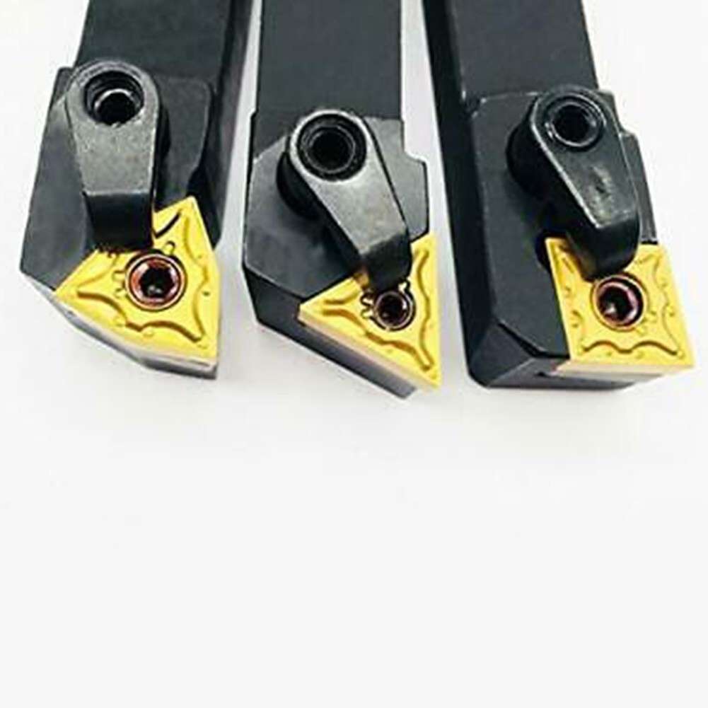 5/8" CNC Lathe Excircle Indexable Carbide Turning Tool Holder Bit Set Fittings