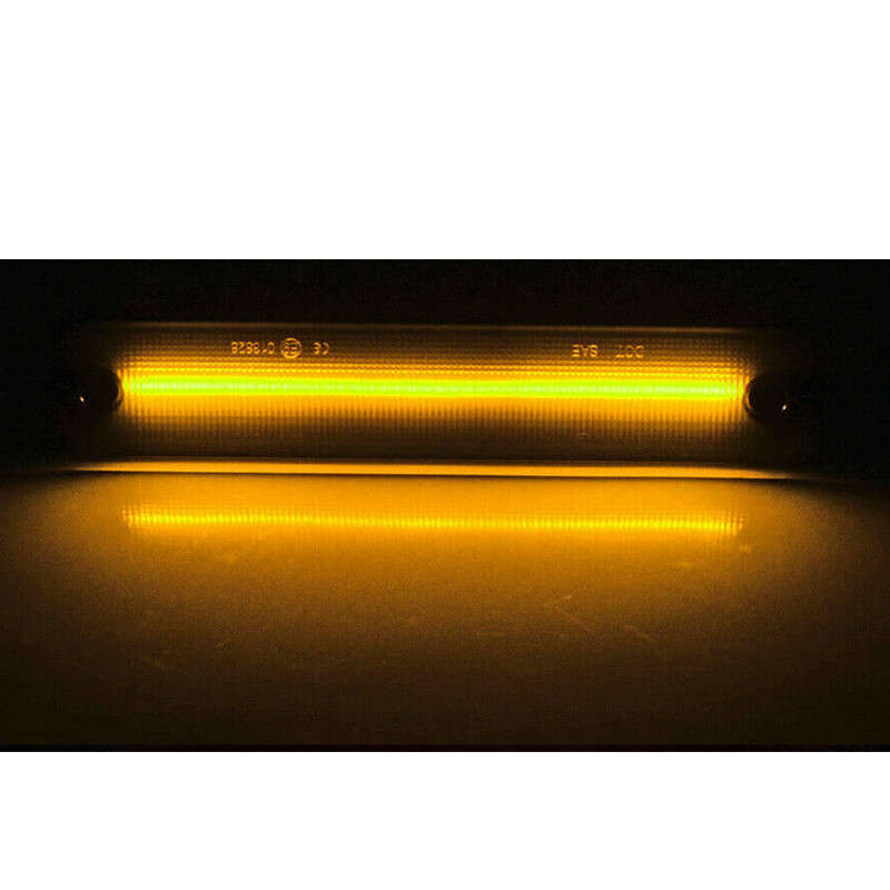 2pcs Smoked LED Front Side Marker Light fit for Hummer H2 2003-2009