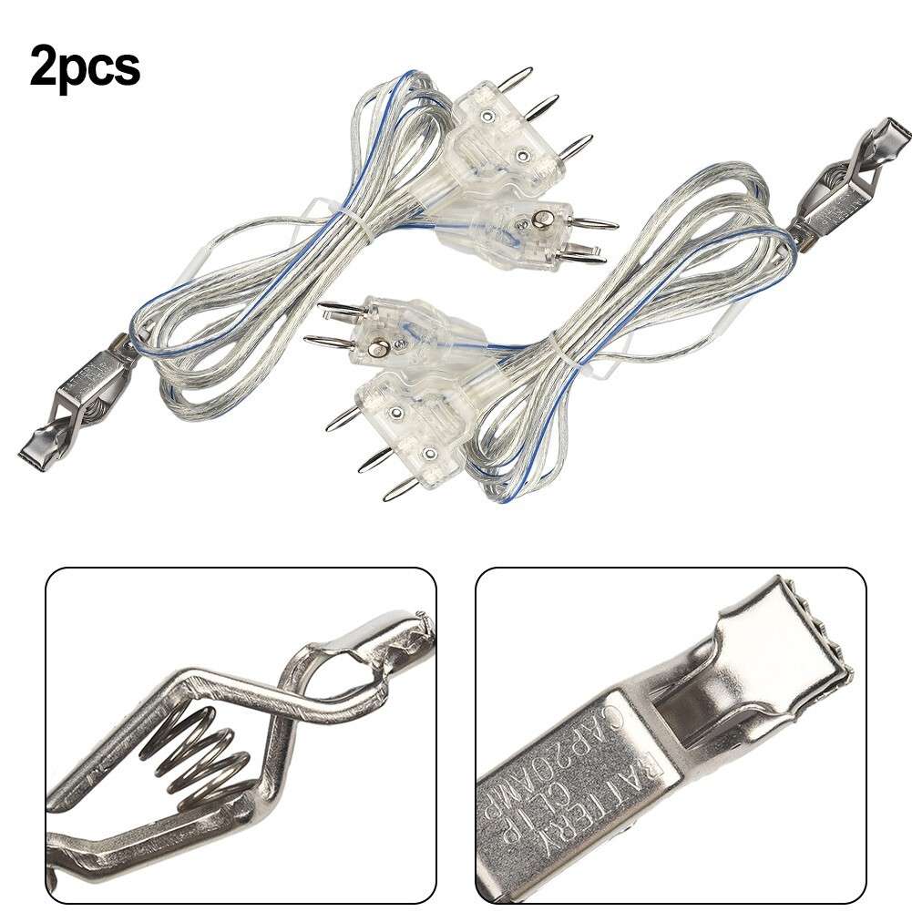 Fencing Connection Cables 2pcs Transparent PVC Suitable For Competitions