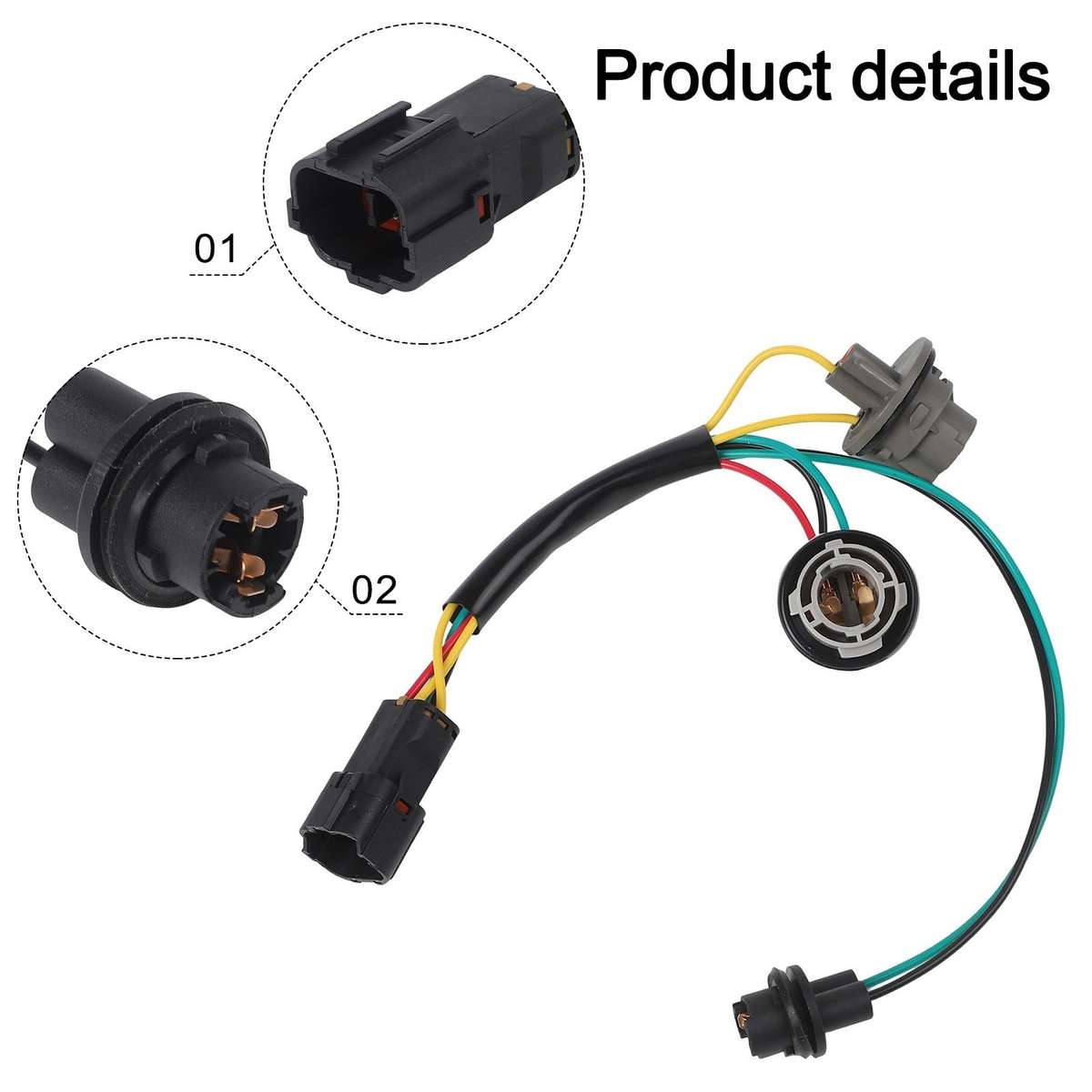 For Kia For Sedona Tail Light Harness Socket Wire For 2015 To 2018 Models