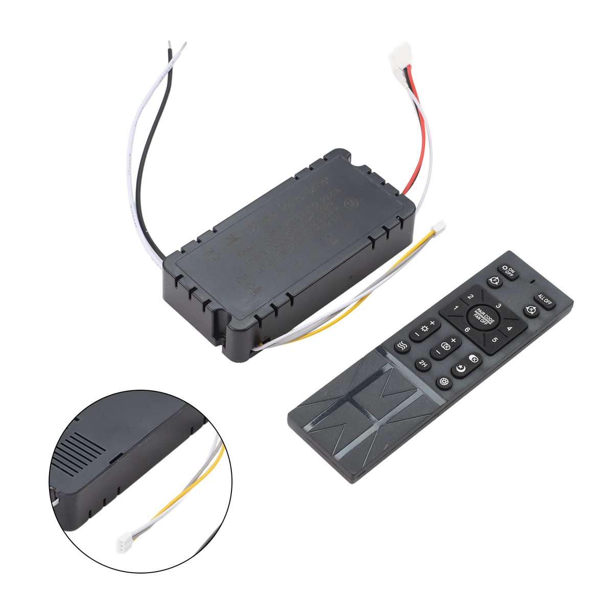 Ceiling Fan Light Remote Control With Flexible Speed Options And Battery Alerts