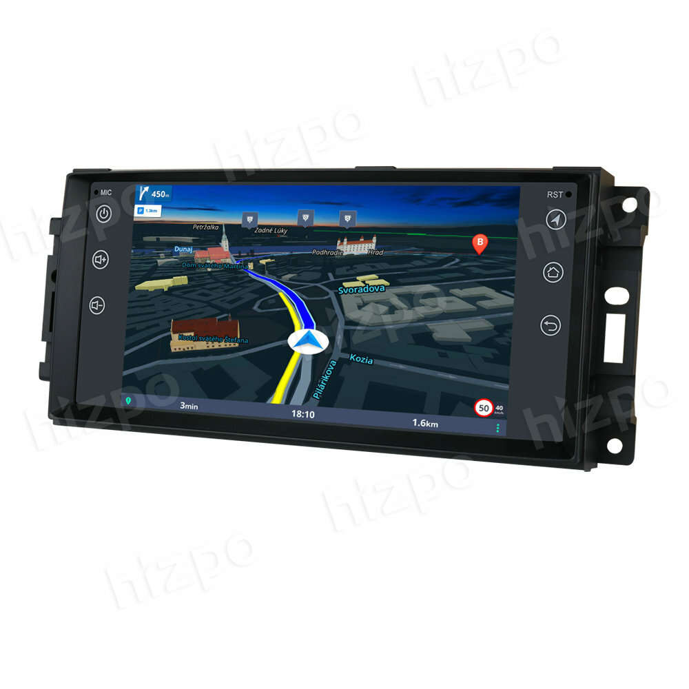 6.2" Android10 Auto CarPlay Stereo Radio GPS Navigation for Jeep Chrysler Dodge