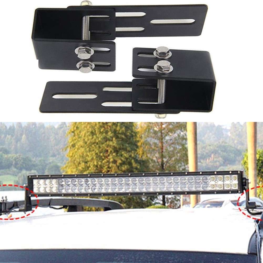 Practical Adjustable Mounting Bracket For LED Work Lights On For Car Roof Racks