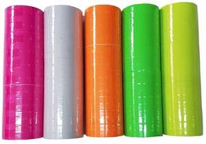 Price Labels for Dual-Line Price Tag Gun - White (10 Rolls)