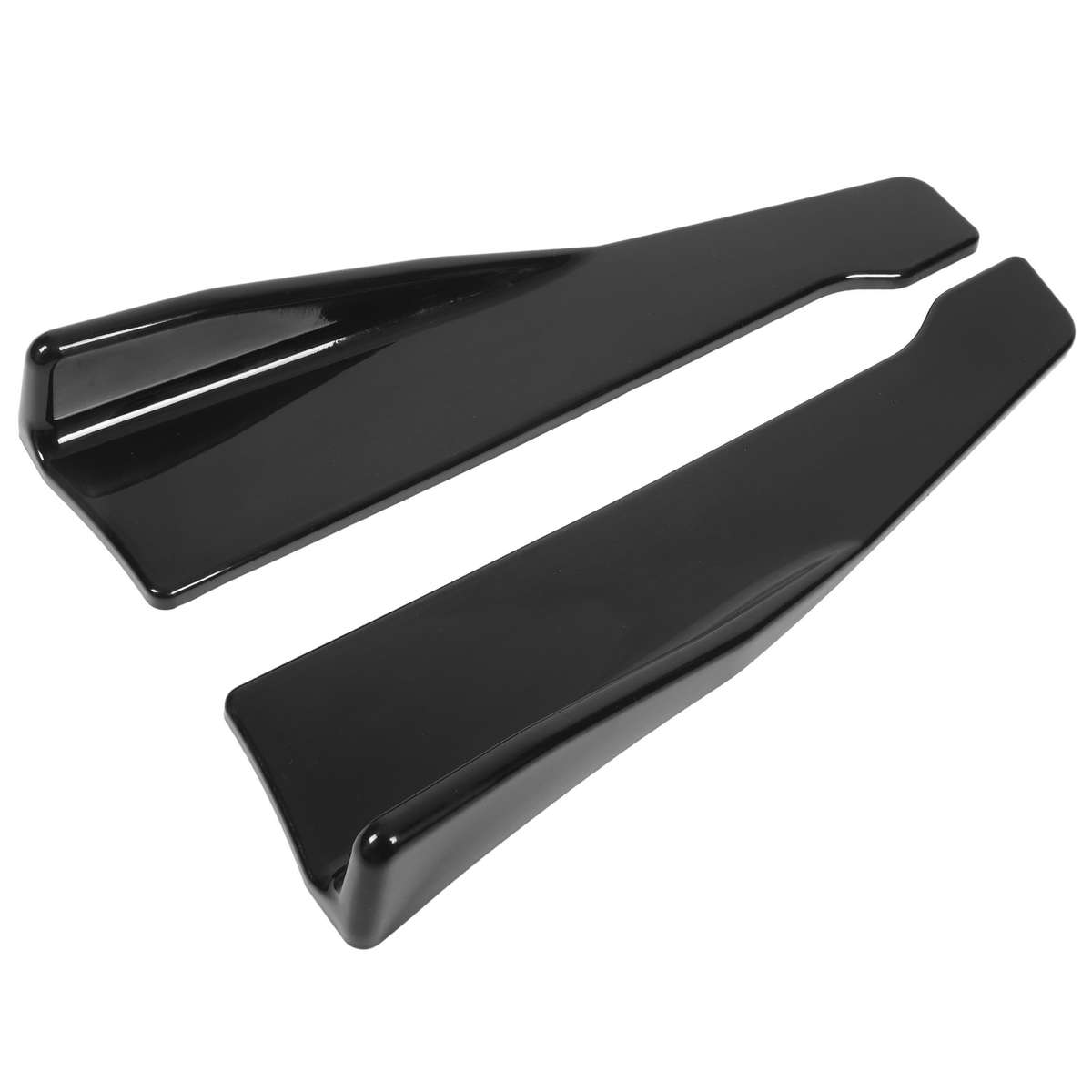 Car Auto 2Pcs 35cm Rear Bumper Canard Lip Splitter Left Right Lower Splitter