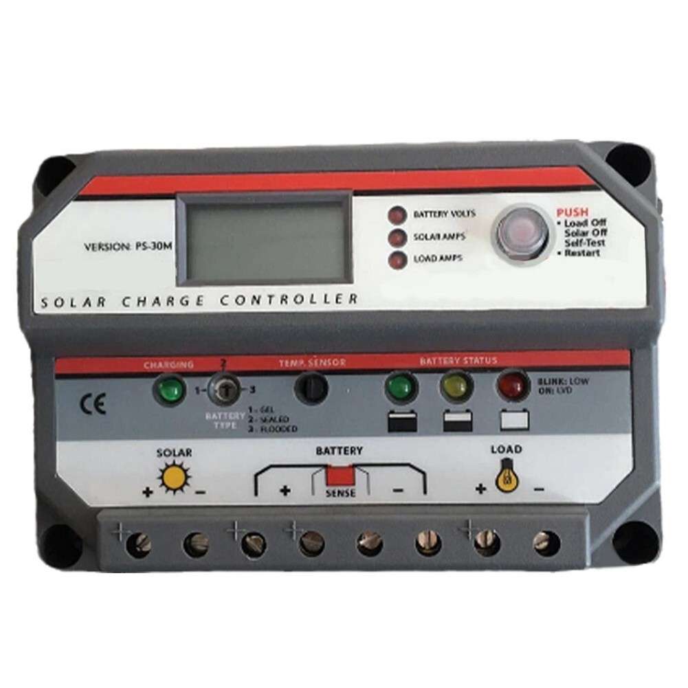 ProStar 30 LCD Display Solar Controller PS30M PWM Charger 1224V 30A