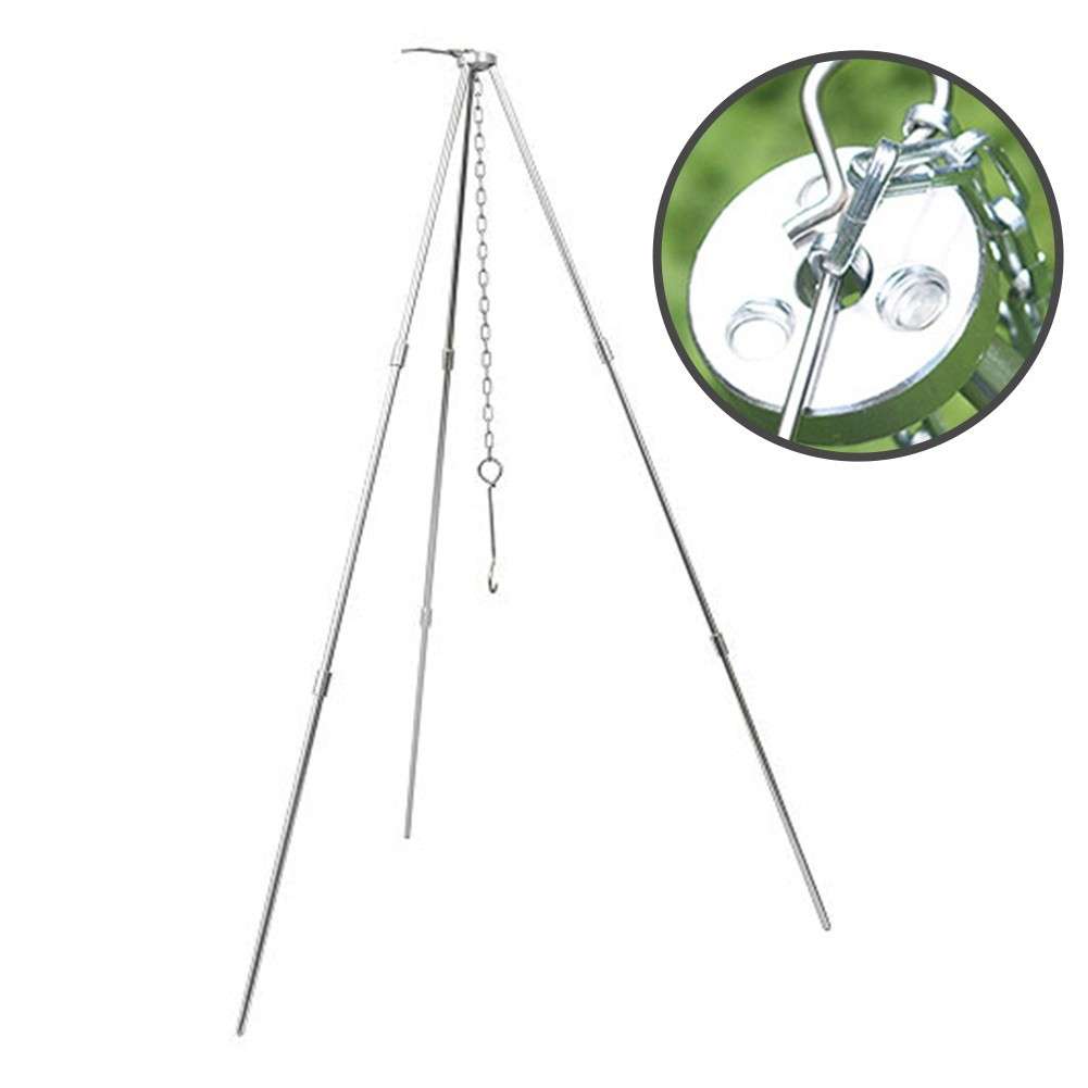 Camping Gear Essential Portable 3 Legged Aluminum Tripod Designed For Use