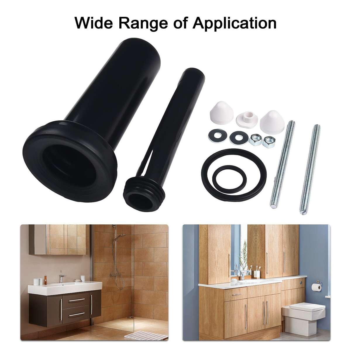 300mm For Cistern Wall Hung WC-Frame Pan Connect Pipe 152.426.46.1