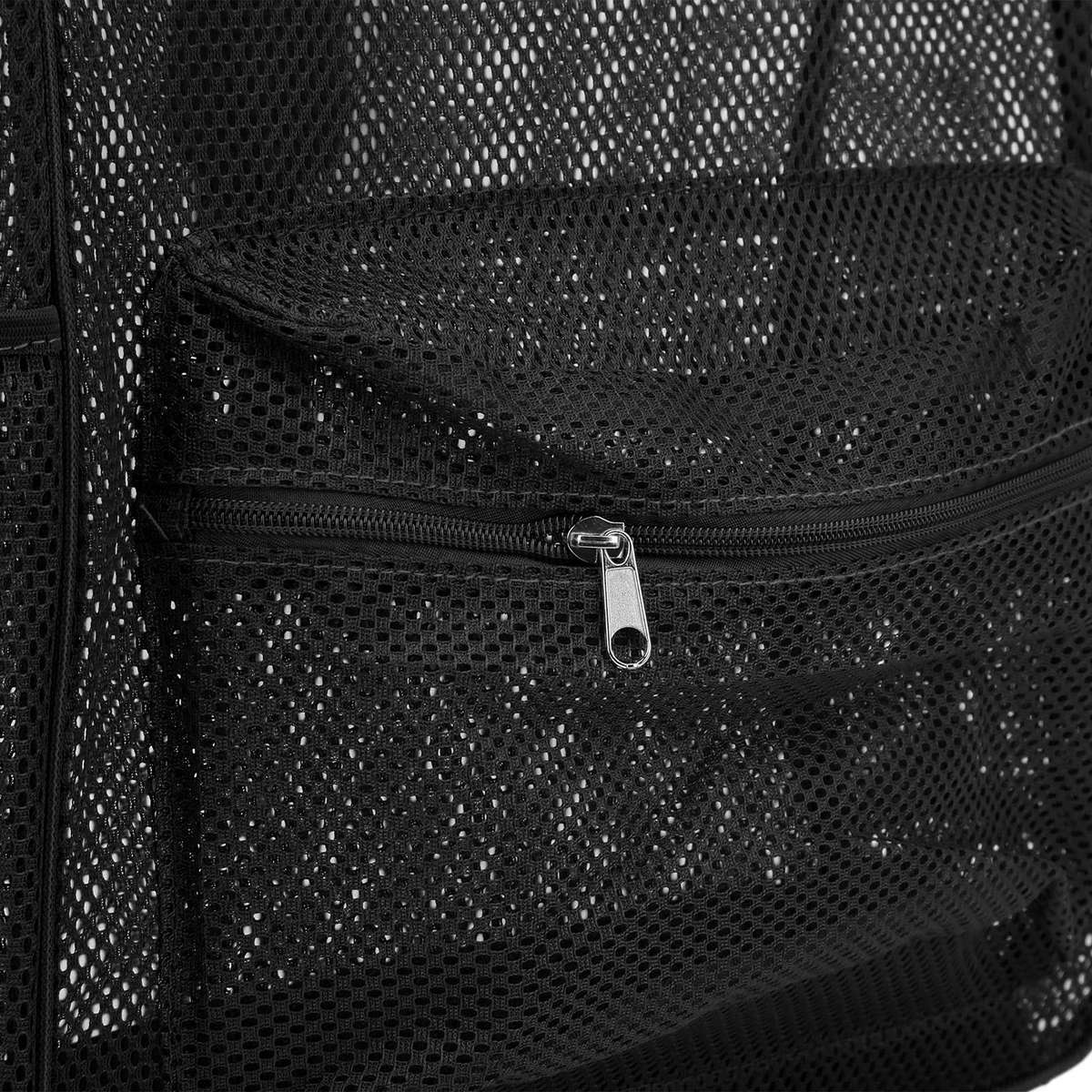 Mesh Backpack Heavy Duty Lightweight Large Capacity Washable See Through CW