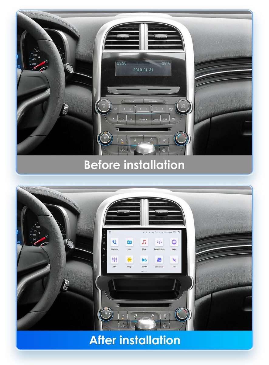 8+128GB Car Radio For Chevrolet Malibu 2012-2015 Android 13 GPS Player Head Unit