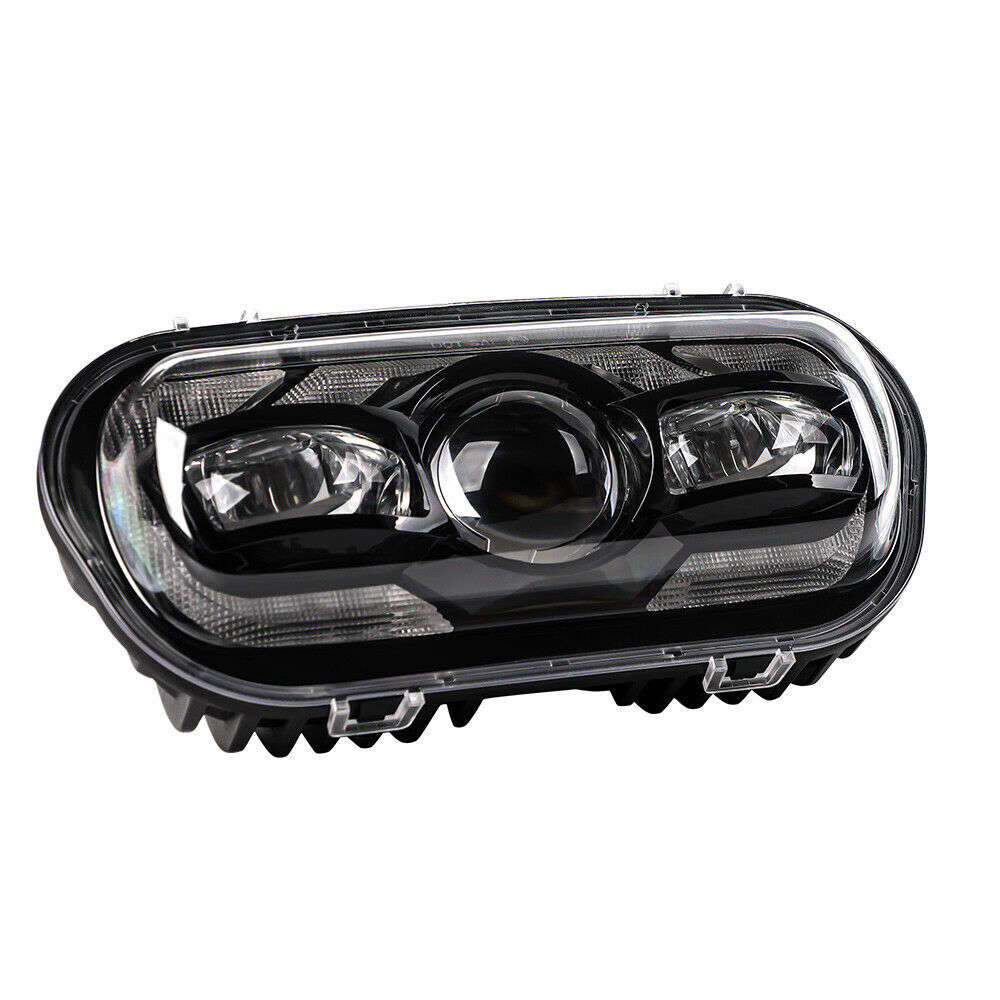 LED Headlight DRL High Low Beam For Harley Fat Bob 2008-2019 Driving light