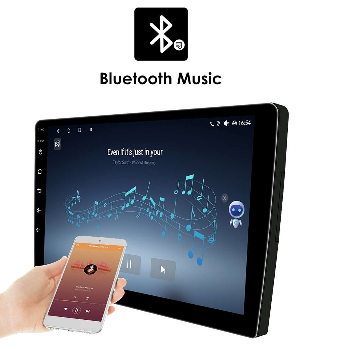 For Mitsubishi Outlander 2012-2018 Apple Carplay Android 14 Car Stereo GPS Navi
