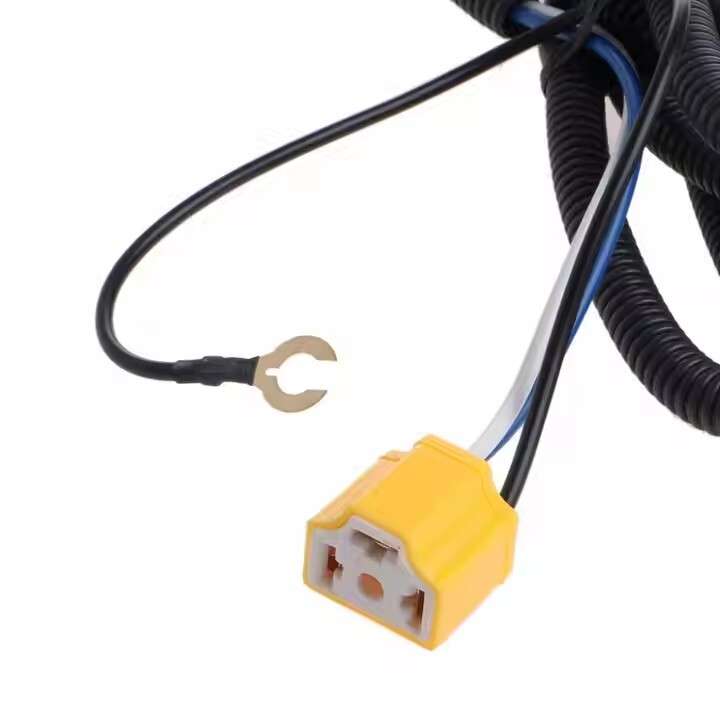 H4 Led Headlight Relay Wiring Harness Kit for H6054 H5054 H6054LL 6014 6052 6053