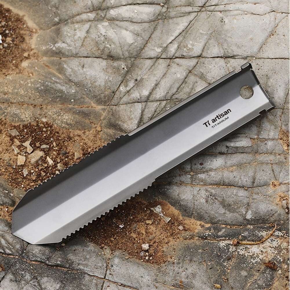 Compact Camping Trowel With Serrated Edge Essential Outdoor Tool